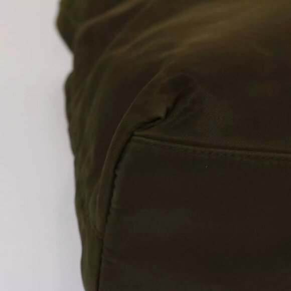 PRADA Tote Bag Nylon Khaki Auth - Picture 9 of 16